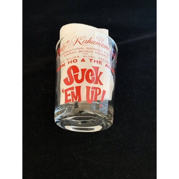 Duke Kahanamoku 12oz Tiki Glass Mug Suck ’Em Up Don Ho Waikiki Hawaii Barware - Picture 8 of 9
